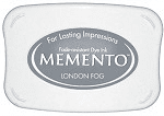 London fog grey dew drop ink - Grå stämpeldyna från Memento