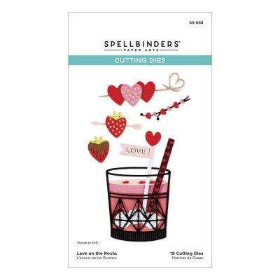LOVE ON THE ROCKS die set from Spellbinders