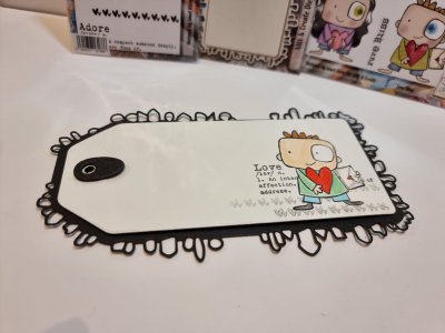 #932 LOVE WINS clear stamp set - Stämpelset med kärleksfulla barn från Janet Klein AALL & Create A7