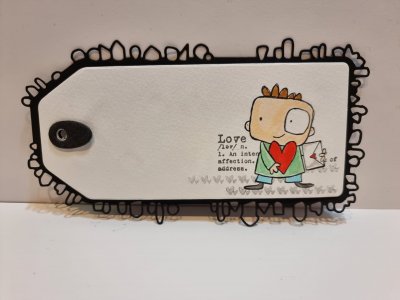 HEXALOVE #31 tag die set - Stansmallar från AALL & Create