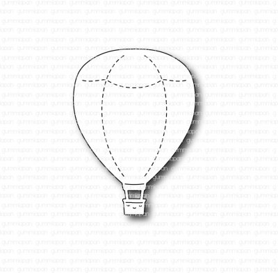 Luftballong stansmall från Gummiapan ca 2,67x3,64 mm