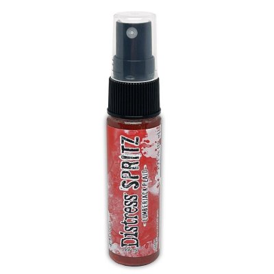 LUMBERJACK PLAID red spritz - Röd skimmerspray från Tim Holtz Ranger ink 1fl oz