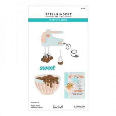 MAGIC MIXER Make it & Bake it die set - Stansmallar med bakningstema från Spellbinders
