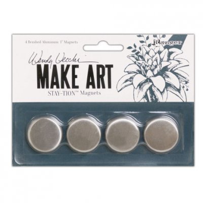 Magnets for make art stay-tion - 4 magneter till metallplatta från Wendy Vecchi / Ranger