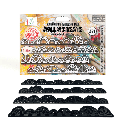 MAJESTIC BORDERS die set from AALL & Create