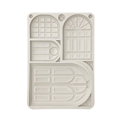 Masquerade Silicon Mould Windows - Gjutform med fönster från Stamperia A5