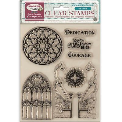 Master Of Magic, Gotchic Elements clear stamp set from Stamperia