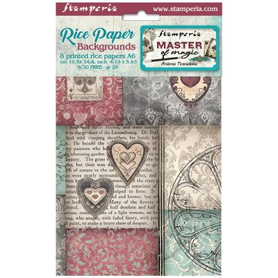 Master Of Magic rice paper pack - Rispapper från Stamperia A6