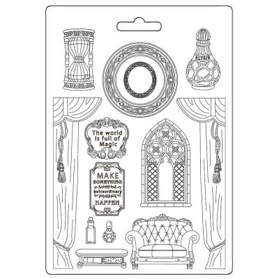 Master Of Magic, Room soft mould from Stamperia A4