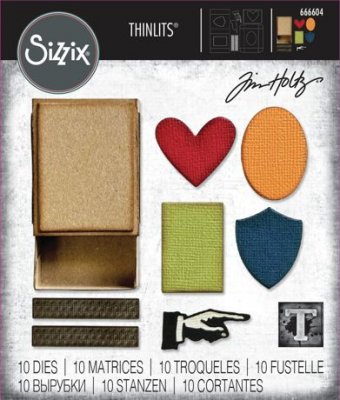 MATCHBOX VAULT DIE SET from Tim Holtz Sizzix