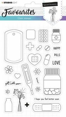 Medical clear stamp set from Studio Light