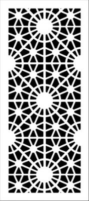 Mediterranean Ceiling Slimline Stencil 4x9 - Schablon från The Crafter's Workshop ca 10x22,8 cm