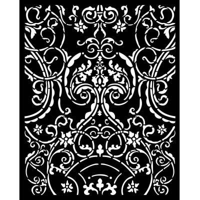 METAL DECOR Sir vagabond in fantasy land stencil from Stamperia 20x25 cm