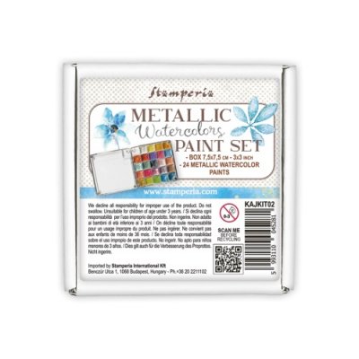 METALLIC WATERCOLOR KIT from Stamperia