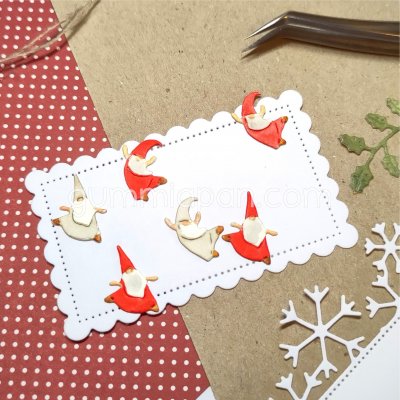 MINI GNOME die set from Gummiapan ca 13x17 mm och 12x15 mm
