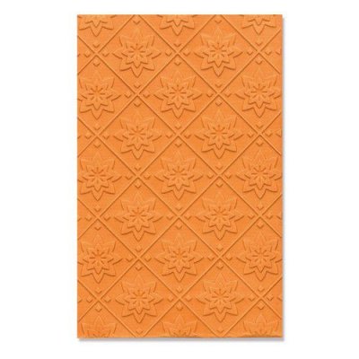 MINI MOSAIC multi-level embossing folder from Lisa Jones Sizzix