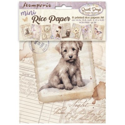 MINI RICE PAPER COLLECTION QUIET DAYS from Stamperia A6