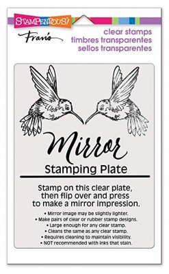 Mirror stamping plate - Akrylplatta att göra spegelvänd stämpling på från Stampendous