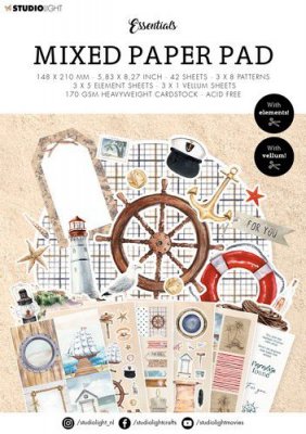 Mixed Paper Pad Essentials nr.23 from Studio Light A5