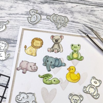 MJUKISDJURstansmallar från Gummiapan