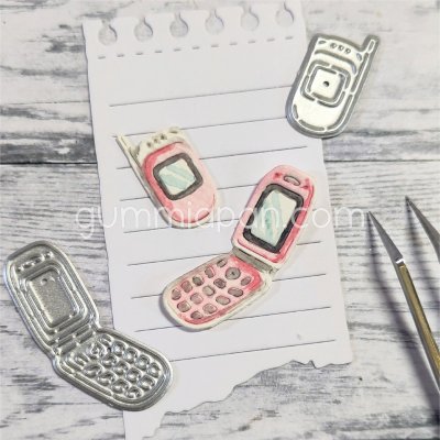 MOBILTELEFON CELL PHONE DIE - Stansmall från Gummiapan