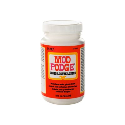 Mod podge gloss waterbased sealer, glue and finish - Glansigt vattenlösligt lim från Plaid 236 ml