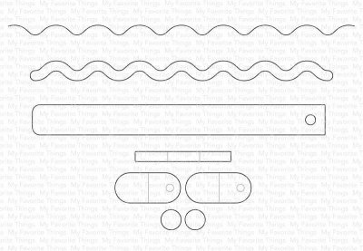 Movin' & Groovin' Slimline Die-namics die set - Avlånga stansmallar från My favorite things