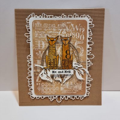 #465 Tall cats clear stamp set - Stämpelset med katter och engelska texter från Janet Klein AALL & Create A6