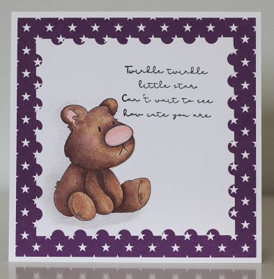 Teddybjörn - Stämpel med en nalle från Gummiapan