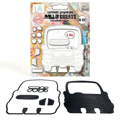 NOMAD WHEELS car die set - Bilstansmallar från AALL & Create