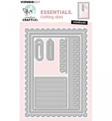 NOTEBOOK ESSENTIALS cutting die set - Stansmallar från Studio Light