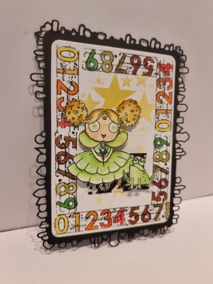 NUMERO UNO clear stamp set from AALL & Create A8