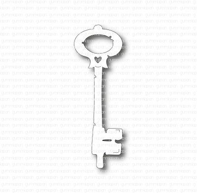 Key die from Gummiapan 1,9x5,7 cm
