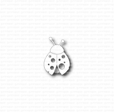 Nyckelpiga stansmall från Gummiapan ca 10,5x15,5 mm