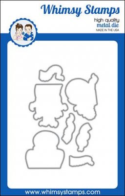 Octopi guys die set set - Stansmallar till stämpelset med bläckfiskar från Whimsy Stamps