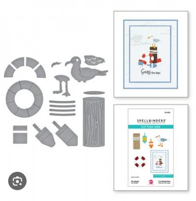 OH BUOY! ocean sea die set from Spellbinders