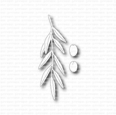 OLIVGREN MED OLIVER-stansmallar från Gummiapan 2,7x8,2 och 0,7x1,1 cm
