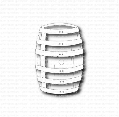 Beer keg barrel - Stansmall från Gummiapan D220142