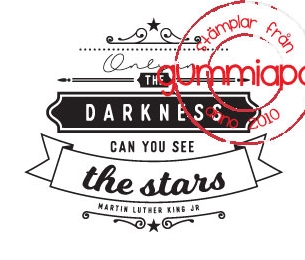 darkness, stars, see, stämpel, gummiapan, stamp