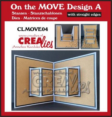 On The Move Design A Straight edges die set - Stansmallar från CreaLies