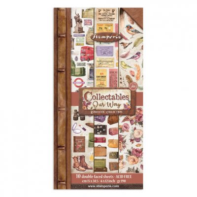 Our Way 6x12 Inch Paper Pack - Mönsterpapper från Stamperia 15x30 cm