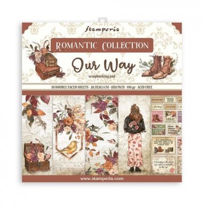Our Way 8x8 Inch Paper Pack from Stamperia 20x20 cm
