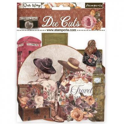 Our Way Die Cuts - Utstansade dekorationer från Stamperia