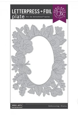 FLORAL FRAME letterpress from Hero Arts