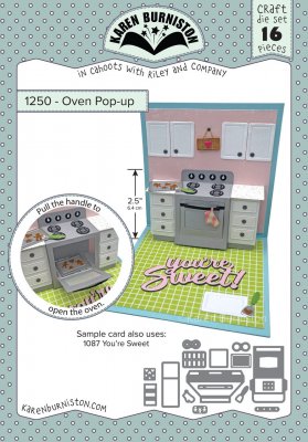 OVEN POP-UP die set 1250 from Karen Burniston