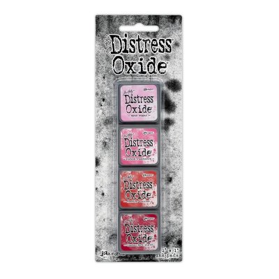 Distress Mini Oxide Ink Pads 4/Pkg kit 1 - Små distress oxidedynor från Tim Holtz Ranger ink