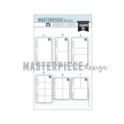 P-Pocket Page sleeves-4x8 variety 12pcs from Masterpiece design 10x20 cm