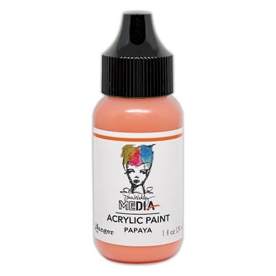 PAPAYA heavy body acrylic paint - Akrylfärg från Dina Wakley Ranger ink 29 ml