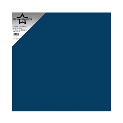 FRESH BLUE cardstock 12x12 from Paper Favourites 30x30 cm