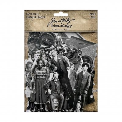 PAPER DOLLS POSES from Tim Holtz Idea-ology